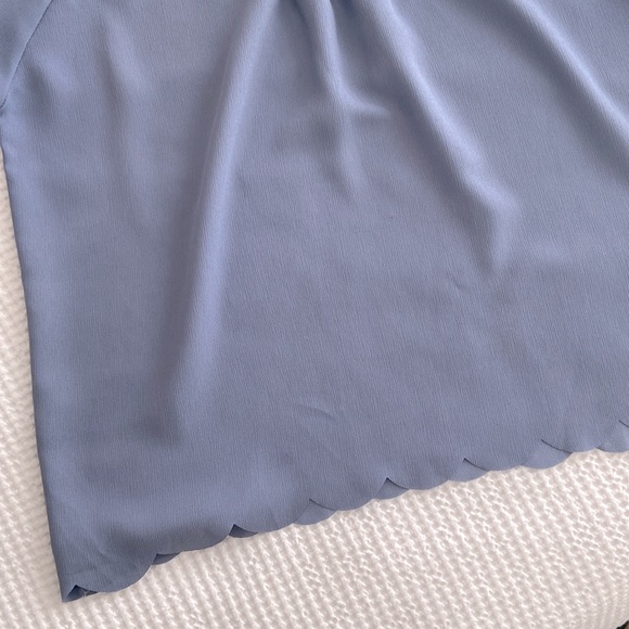 AYLA | Cold Shoulder Scalloped Top - Picture 3 of 5